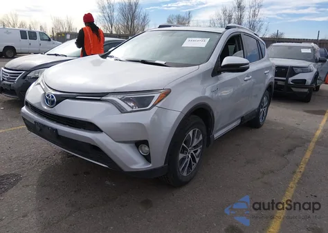 2016 Toyota Rav4 Hybrid Xle z USA, uszkodzony, nr VIN JTMRJREV2GD025014